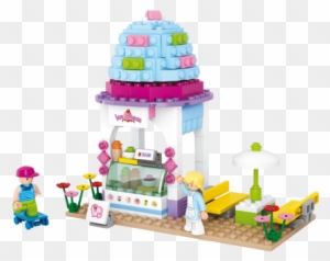 Sluban Ice Cream Shop M38-b0525 - Sluban Building Blocks Girls Dream Serie Ice Cream