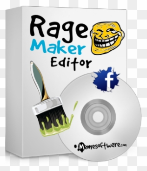 New Rage Maker Editor Is A Php Script For Your Website - Troll Face Wall Decal Sticker 25" X 20"