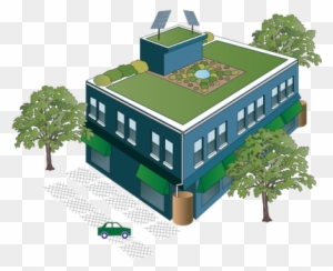 Ian Symbol Urban Green Building - Eco Friendly Buildings Drawing