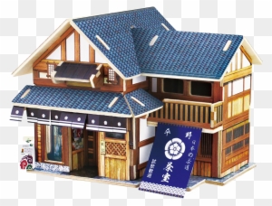 Japan Jigsaw Puzzle Puzz 3d Wood Model Building - 3d Three-dimensional Puzzle World Customs-japan Series