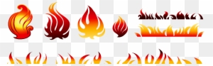 Flame Fire Combustion Illustration - Fire Vector Free Download Ai