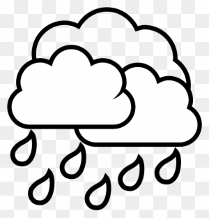 Storm rain cloud icon. outline storm rain cloud vector icon for • wall  stickers natural, hard, wind | myloview.com