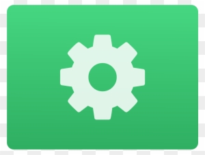 File Manager Icon Png - Gear Icon Flat Png