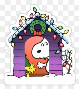 Snoopy & Woodstock - Snoopy Happy Holidays Gif