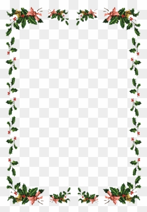 Christmas Tree Borders For Microsoft Word - Printable Christmas Page Border