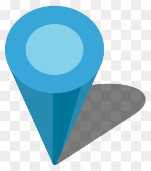 Location Icon Dark Blue - Full Size PNG Clipart Images Download