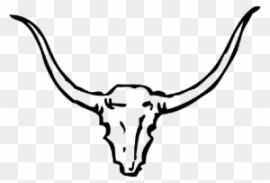 Goat Drawing Outline - Bull Horns Clipart