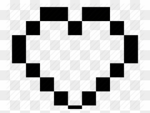 Heart Icons Pixelated - Pixel Heart Png