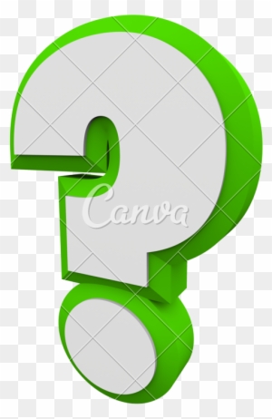 3d Question Mark Green Asking Inquiry Get Find Answers - Question