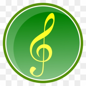 Green Music Note Twin Duvet