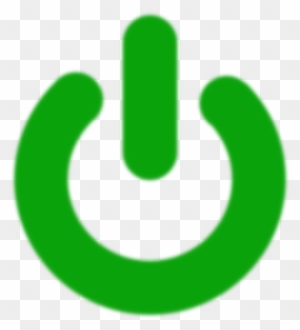 Green Power Button Png