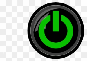Green Power Button Logo