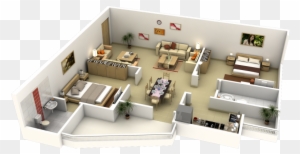 Impressive Floor Plans In 3d Home Design Plan Collection - L Shaped Living Room Layout
