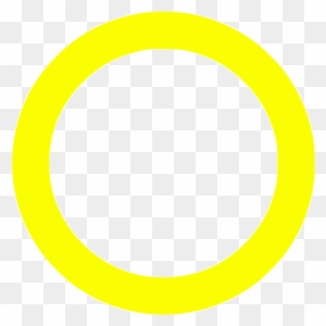 Transparent Circle Yellow Outline