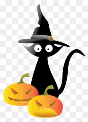 Cat, Feline, Halloween, Hauted, Pampkins, Scary Icon, - Halloween Black Cat Icon