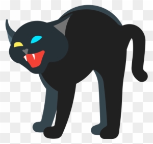 Animal, Cat, Feline, Halloween, Holidays, Scary Icon, - Scared Cat Cartoon Transparent