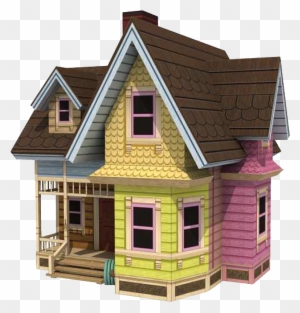 Carl's House Из Бумаги - House From Up 3d