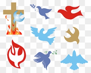 Flame Clipart Confirmation - 8 Symbols Of The Holy Spirit