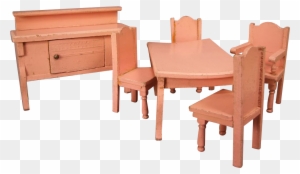 Vintage Doll House Furniture - Kitchen & Dining Room Table