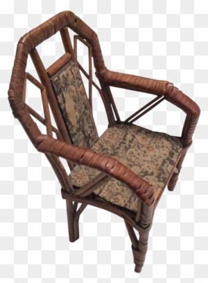 wicker doll chair