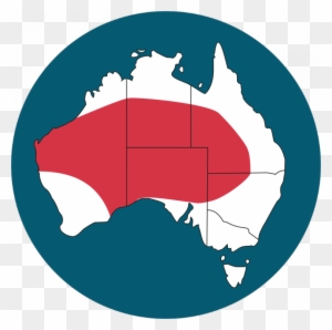 Distribution Map - - Red Kangaroo Habitat Map