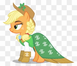 Applejack Dresses Spirit Of Hearth s Warming Past Free Transparent PNG Clipart Images Download