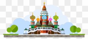 Saint Basils Cathedral Moscow Stock Illustration Illustration - Russia Vector
