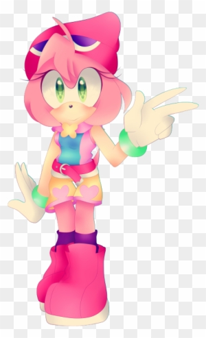 Rosy Pink Hedgehog - Sonic Runners Amitie Style Amy