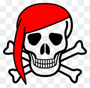 Danger Clipart Pirate Skull - Skull And Crossbones