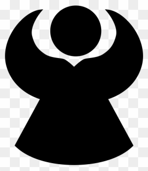 Clipart - Angel Silhouette Png