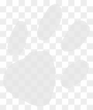 Almost Transparent Paw Print Clip Art At Clker - Paw Print Clipart Transparent