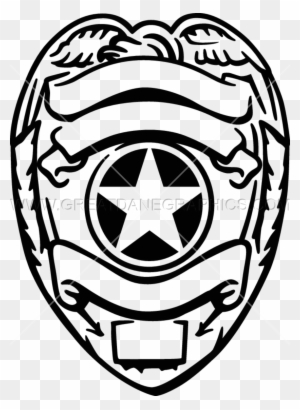 Police Officer Drawings Download - Police Badge Sliver