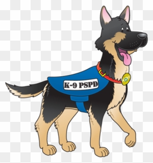 The 9-11 Salute To Heroes Was A Community 5k Hosted - Police Dog Clip Art