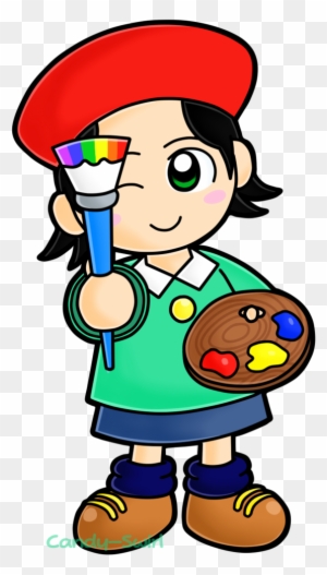 Adeleine By Candy-swirl - Kirby 64 The Crystal Shards Adeleine - Free  Transparent PNG Clipart Images Download