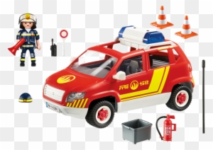 Share Me - Playmobil Fire Chief Car