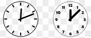 Simple Clock Cliparts - Uhr Symbol Powerpoint