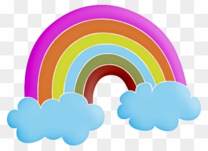 Rainbow Clip Art - Arco Iris Png Minus