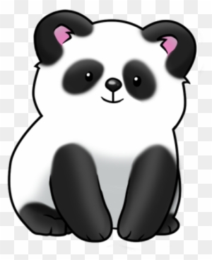 Cute Panda Cartoon Clipart - Png Cute Panda