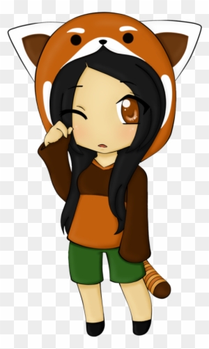 Sleepy Red Panda By Chibipandamonster Sleepy Red Panda - Chibi Red Panda Hoodie