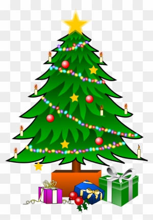 Christmas Tree Graphic Christmas Tree Graphic Christmas - Christmas Tree Cartoon With Presents