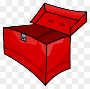 Page Red, Box, Outline, Drawing, Open, Cartoon, Empty, - Open Tool Box Clip Art