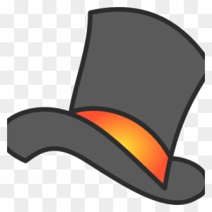 Top Hat Clipart Gray Top Hat Clip Art At Clker Vector - Top Hat Cartoon Png