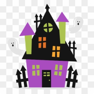 Clipart Haunted House & Haunted - Cute Halloween Haunted House