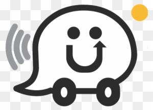 Share - Waze Logo Icon Png