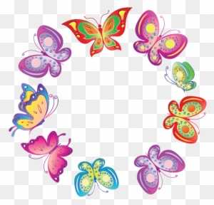 Papillons - Design On Butterfly With Flower