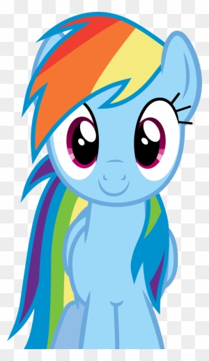 Head Clipart My Little Pony - My Little Pony Rainbow Dash Face