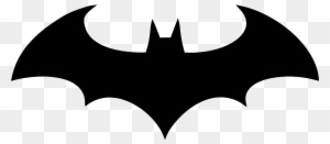 Dark Black Batman Symbol Tattoo On Chest - Logo Batman Arkham Origins