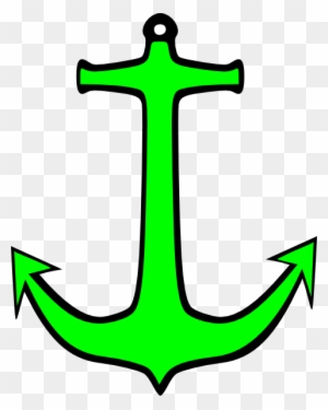 Green Anchor Clip Art - Green Anchors