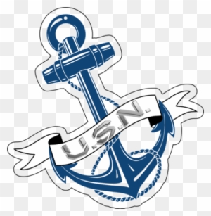 United States Navy Usn Anchor Sticker - Jesus Is The Anchor Clip Art