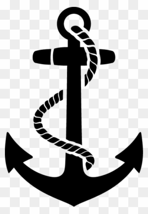 Boat Anchor Wall Sticker - Us Navy Anchor Logo